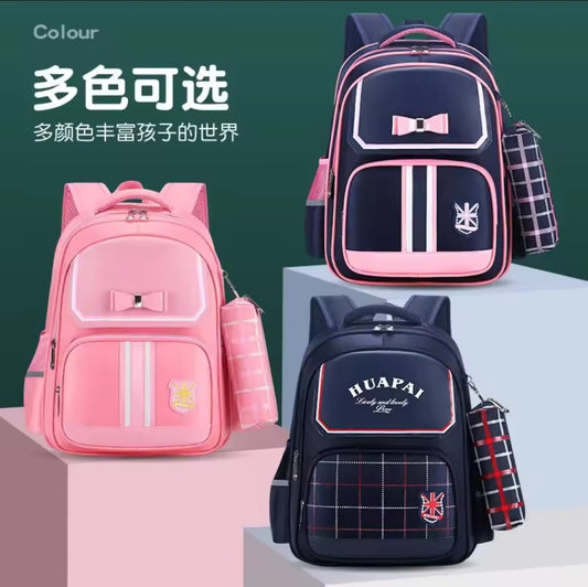 Cute 2in 1 School backpack (backpack+pencil case) | - Elegant Households KE