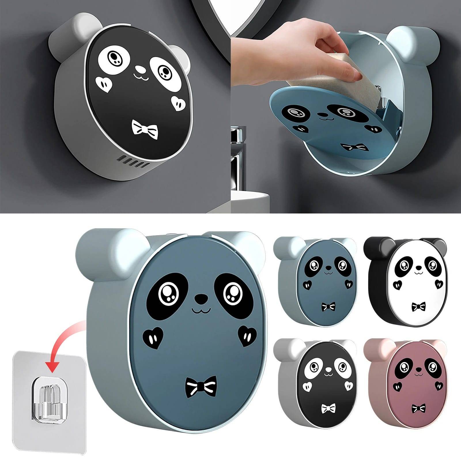 Cute panda flip soap holder | - Elegant Households KE