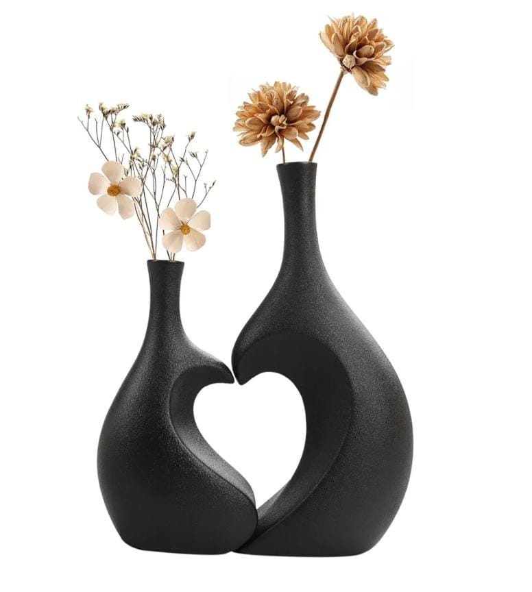 Decorative heart shape vase | - Elegant Households KE