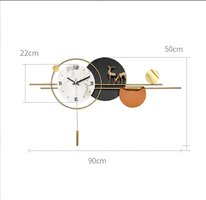 Deer Design Wall Clock | - Elegant Households KE