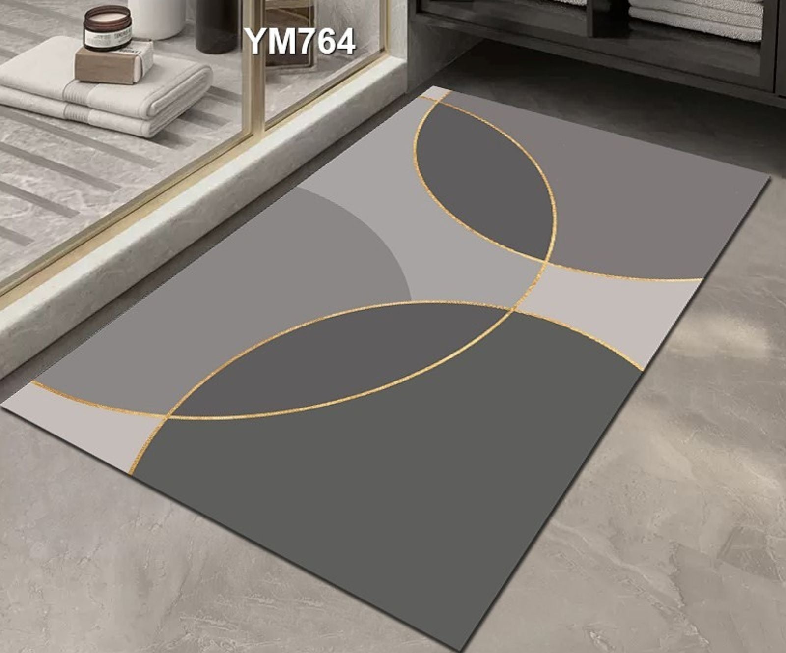 Doormat Super non_ slip with rubber bottom,absorbent, skid - resistance base | - Elegant Households KE