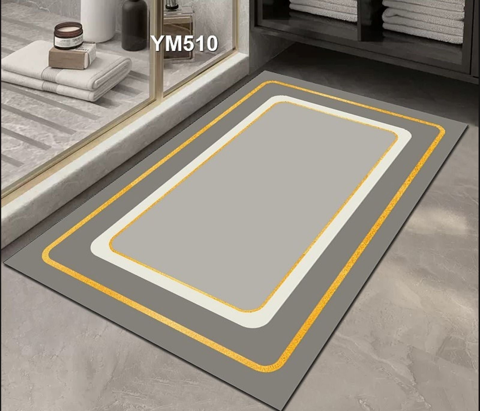 Doormat Super non_ slip with rubber bottom,absorbent, skid - resistance base | - Elegant Households KE