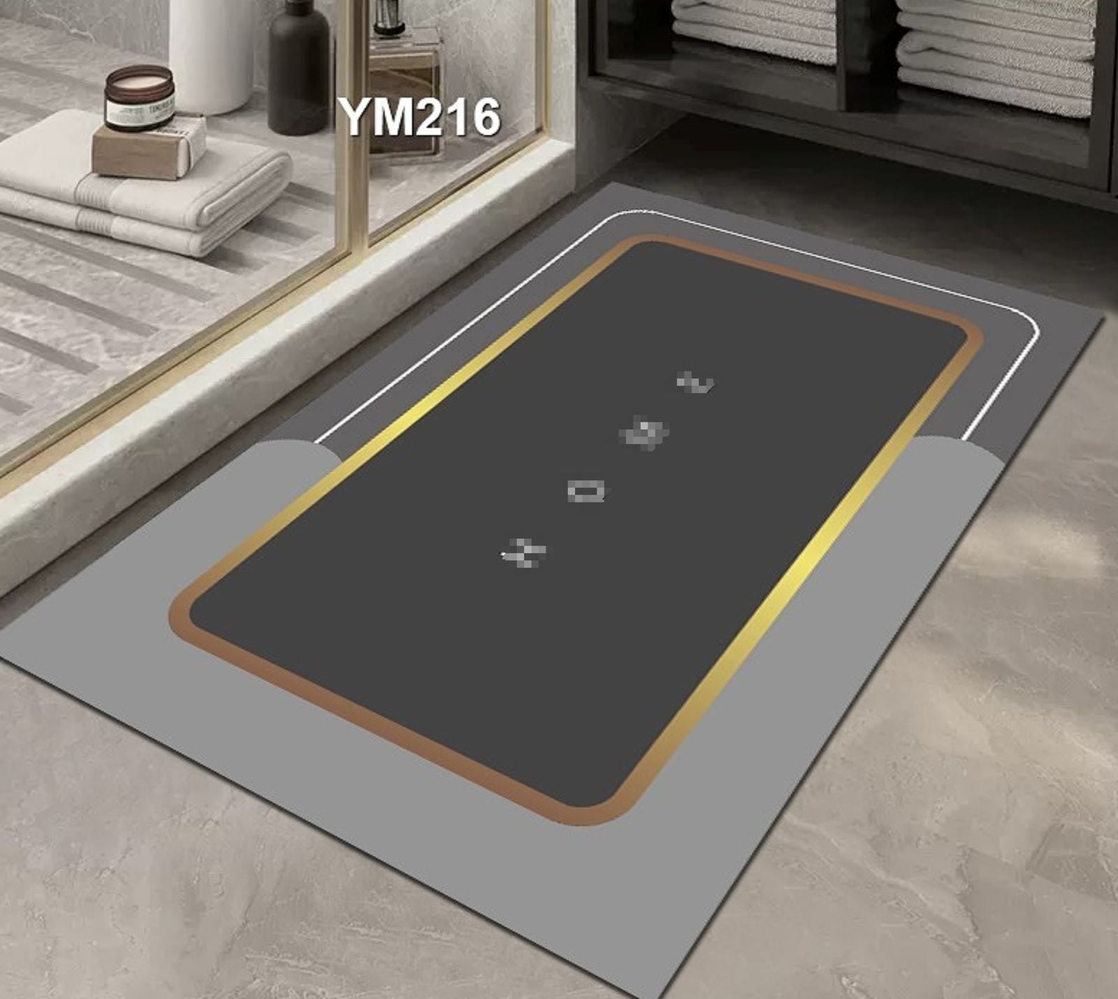 Doormat Super non_ slip with rubber bottom,absorbent, skid - resistance base | - Elegant Households KE