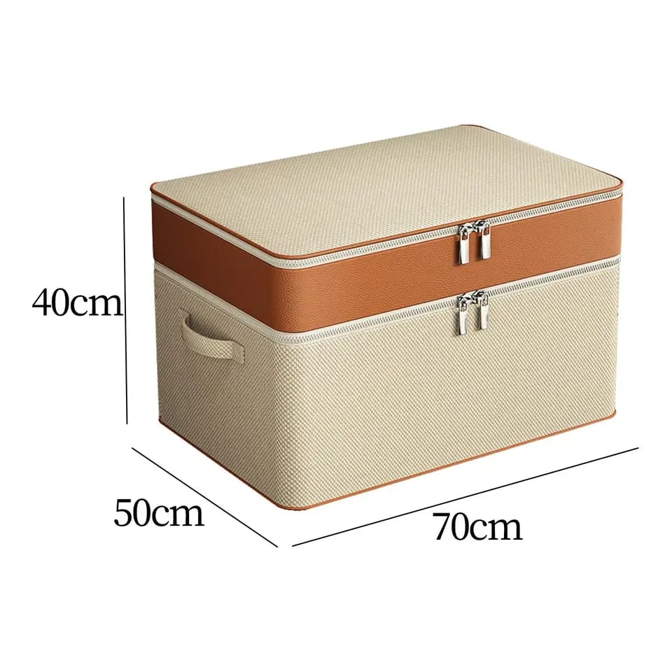 Double Layer Oxford Zipper quilt Clothes Storage Bag | - Elegant Households KE