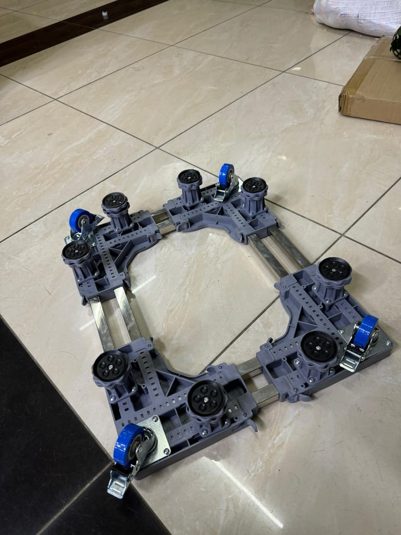 DOUBLE RODS HEAVY DUTY WASHING MACHINE/FRIDGE/COOKER STAND | - Elegant Households KE