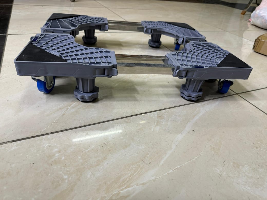 DOUBLE RODS HEAVY DUTY WASHING MACHINE/FRIDGE/COOKER STAND | - Elegant Households KE