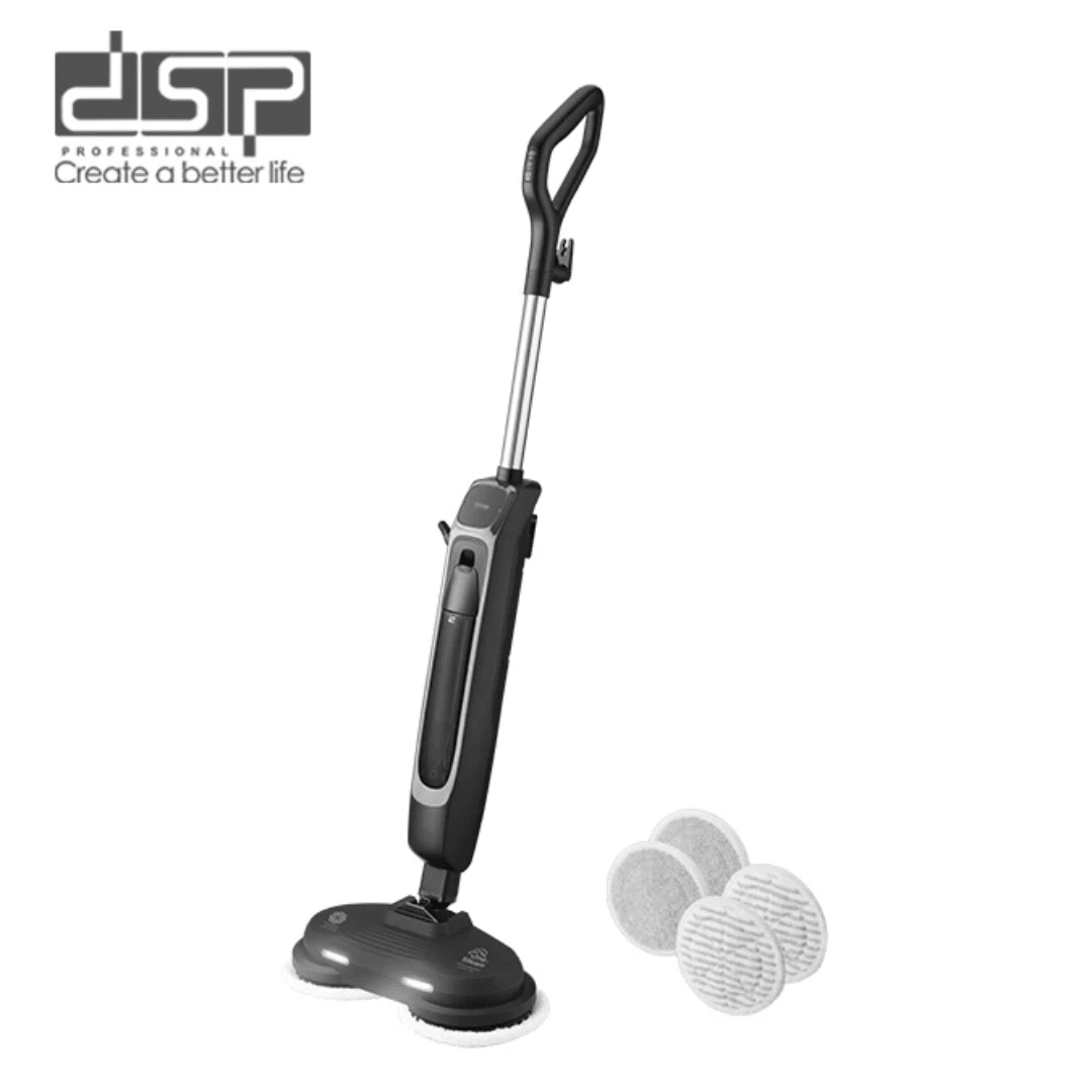 DSP 1500W Spin Steam Mop 360° Rotating Double Mop Cleaner | - Elegant Households KE