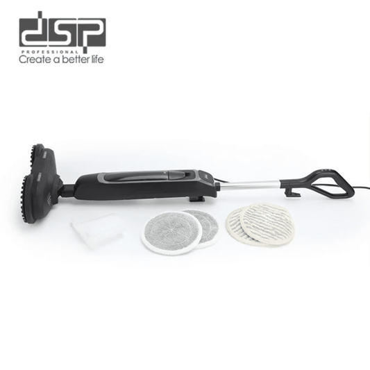 DSP 1500W Spin Steam Mop 360° Rotating Double Mop Cleaner | - Elegant Households KE