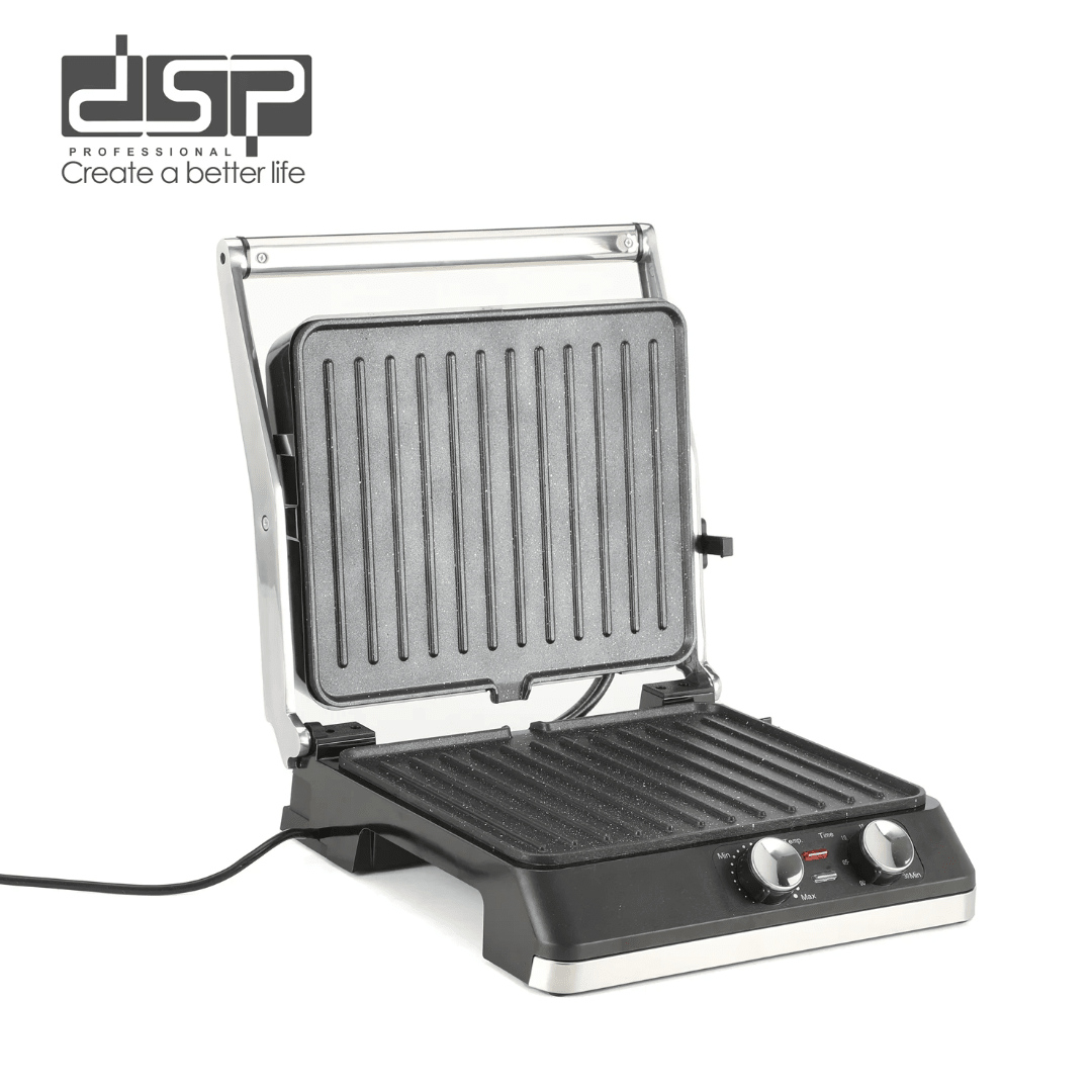 DSP 2200W Electric Grill – Non-Stick Contact Grill with Thermostat