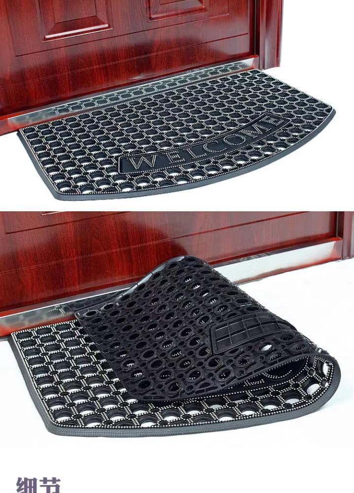 Durable Rubber Welcome Doormat – All - Weather Entry Mat | - Elegant Households KE