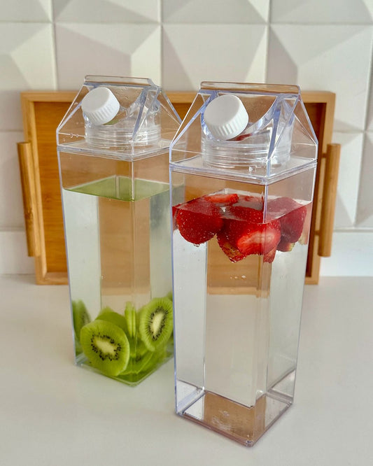 Multipurpose space saver milk//water//special beverages bottle
