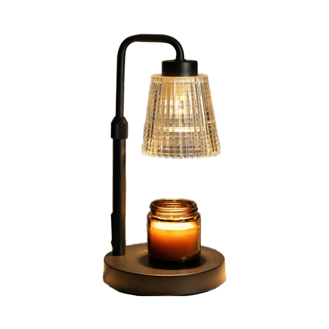 Electric Candle Warmer Lamp – Flameless Metal Wax Melter | - Elegant Households KE