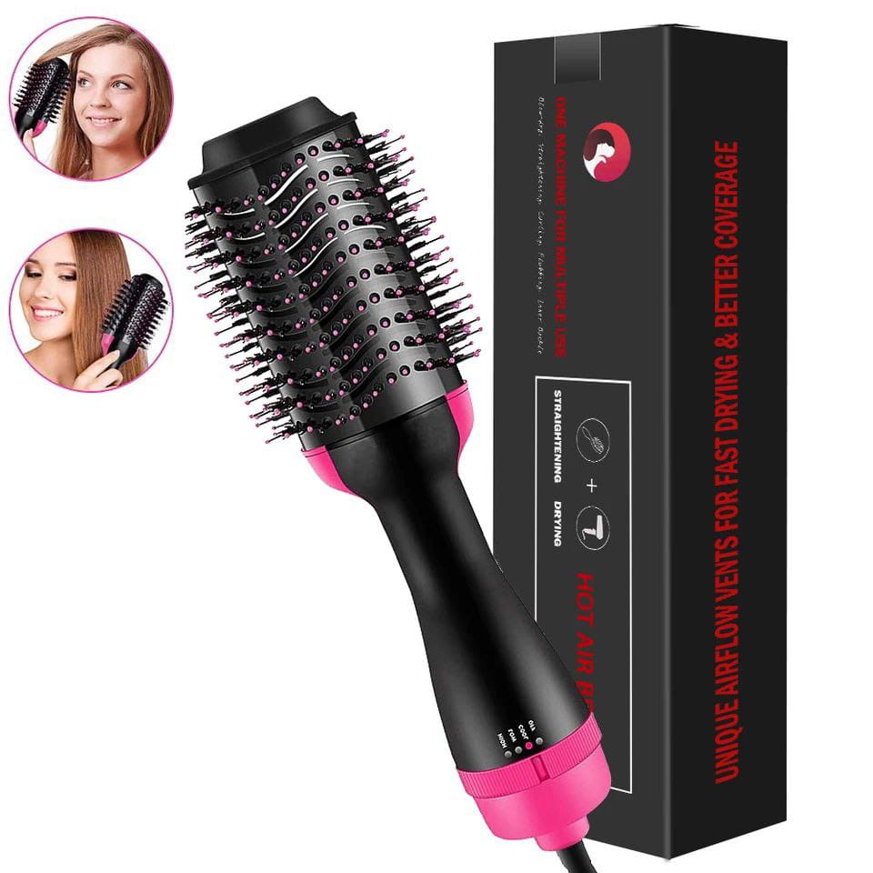 Electric hair straightener brush / dryer | - Elegant Households KE
