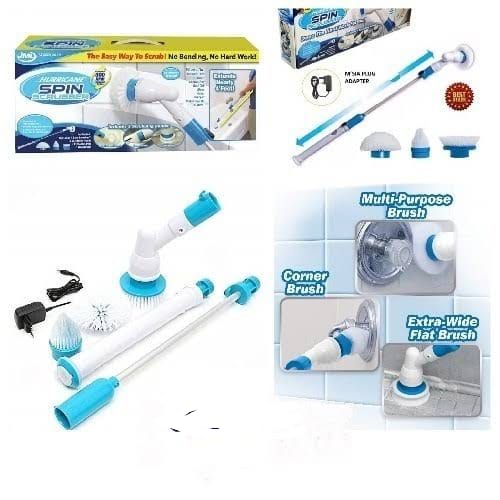 Electric Spin Scrubber Price in Kenya – Cordless Cleaning Scrubber with Replaceable Brush Heads