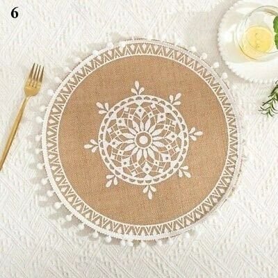 Elegant African Print Heavy Cotton Fabric Table Mats | - Elegant Households KE