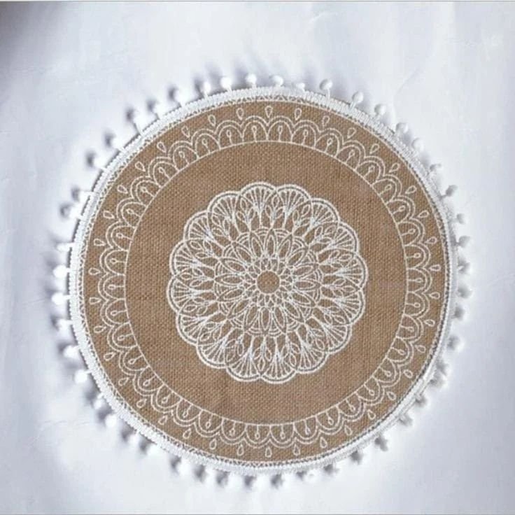 Elegant African Print Heavy Cotton Fabric Table Mats | - Elegant Households KE