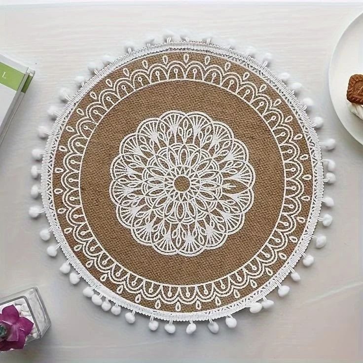 Elegant African Print Heavy Cotton Fabric Table Mats | - Elegant Households KE