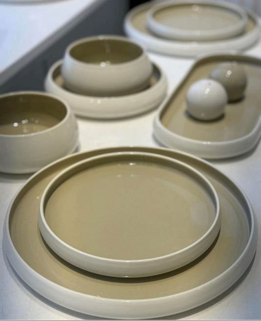 Elegant European 27PCS Double Glaze Porcelain Dinner Set | - Elegant Households KE