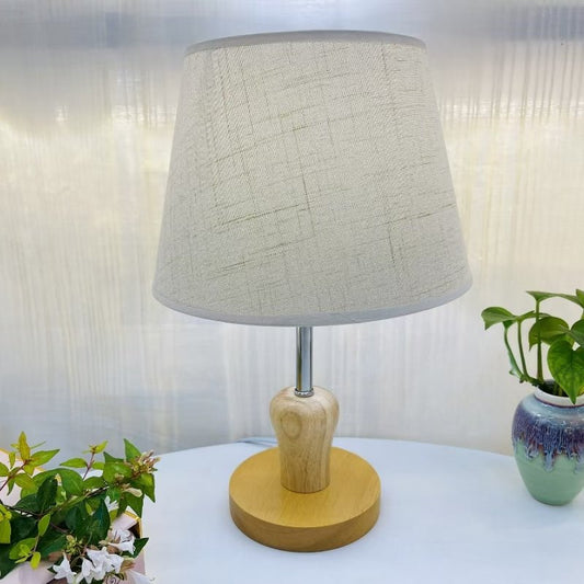 Elegant LED Wooden Table Lamp | - Elegant Households KE