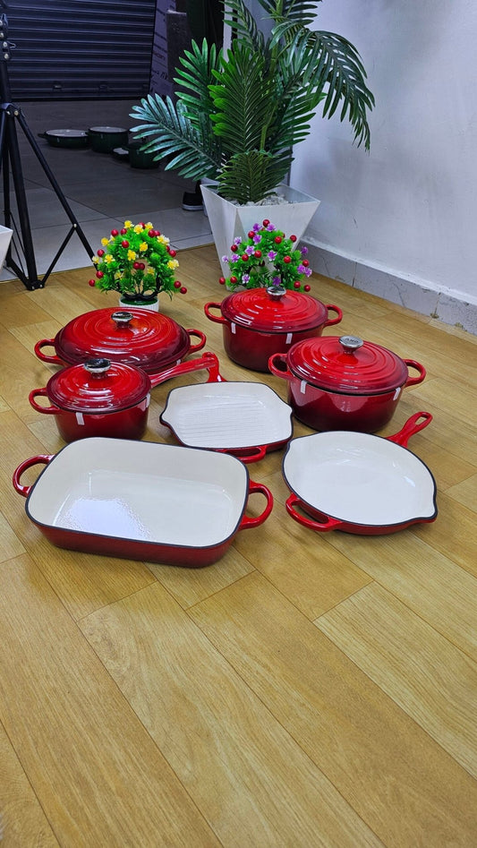 Enamel Cast iron cooking pots | - Elegant Households KE