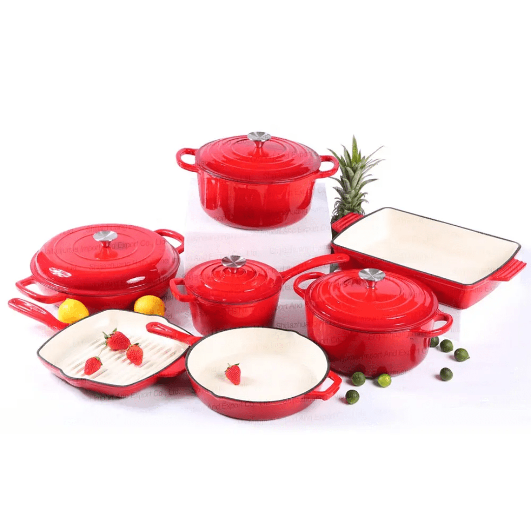 Enamel Cast iron cooking pots | - Elegant Households KE