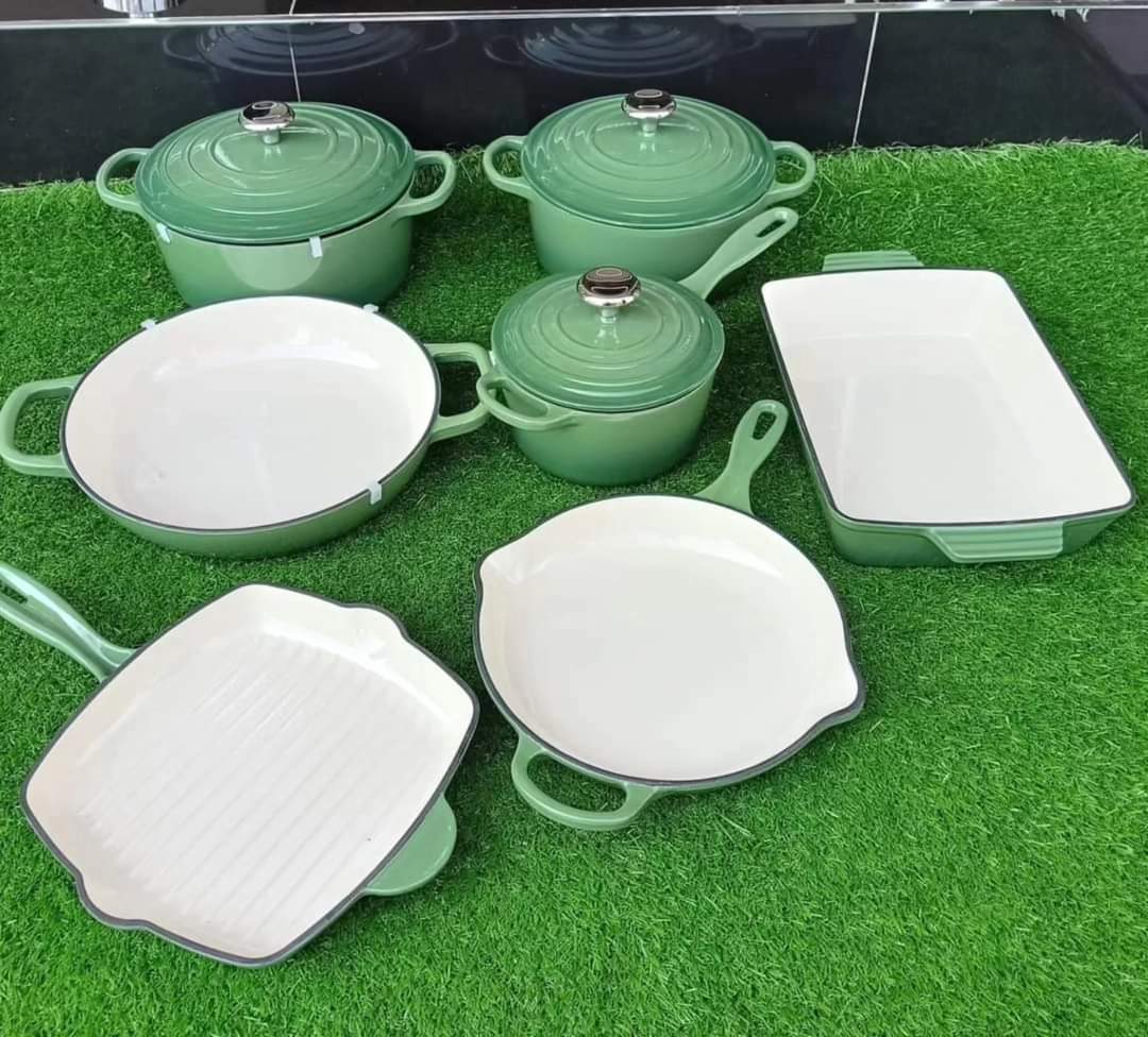Cast Iron Cooking Pot - Enamel Multi-Purpose Pot for Kitchen