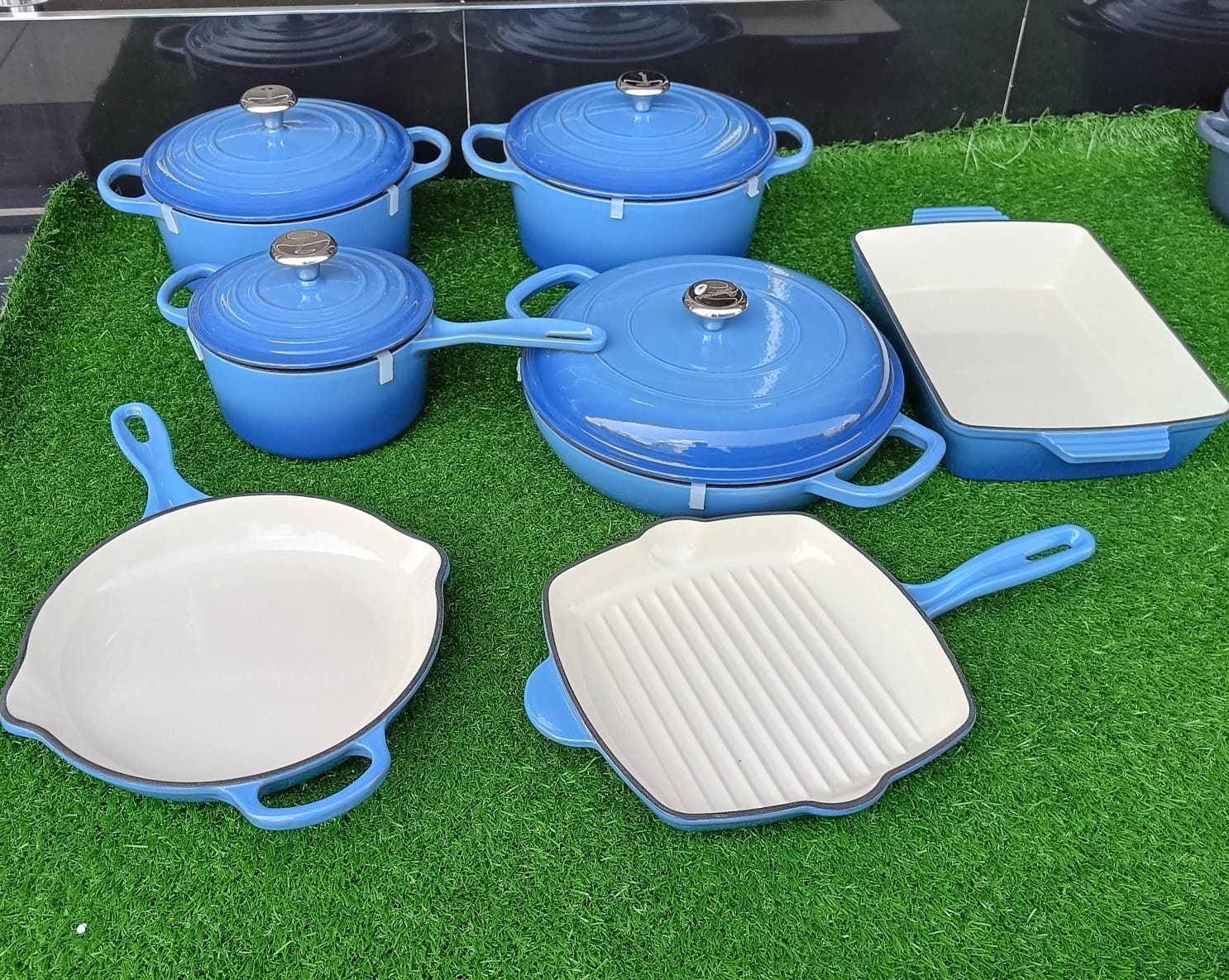 Cast Iron Cooking Pot - Enamel Multi-Purpose Pot for Kitchen