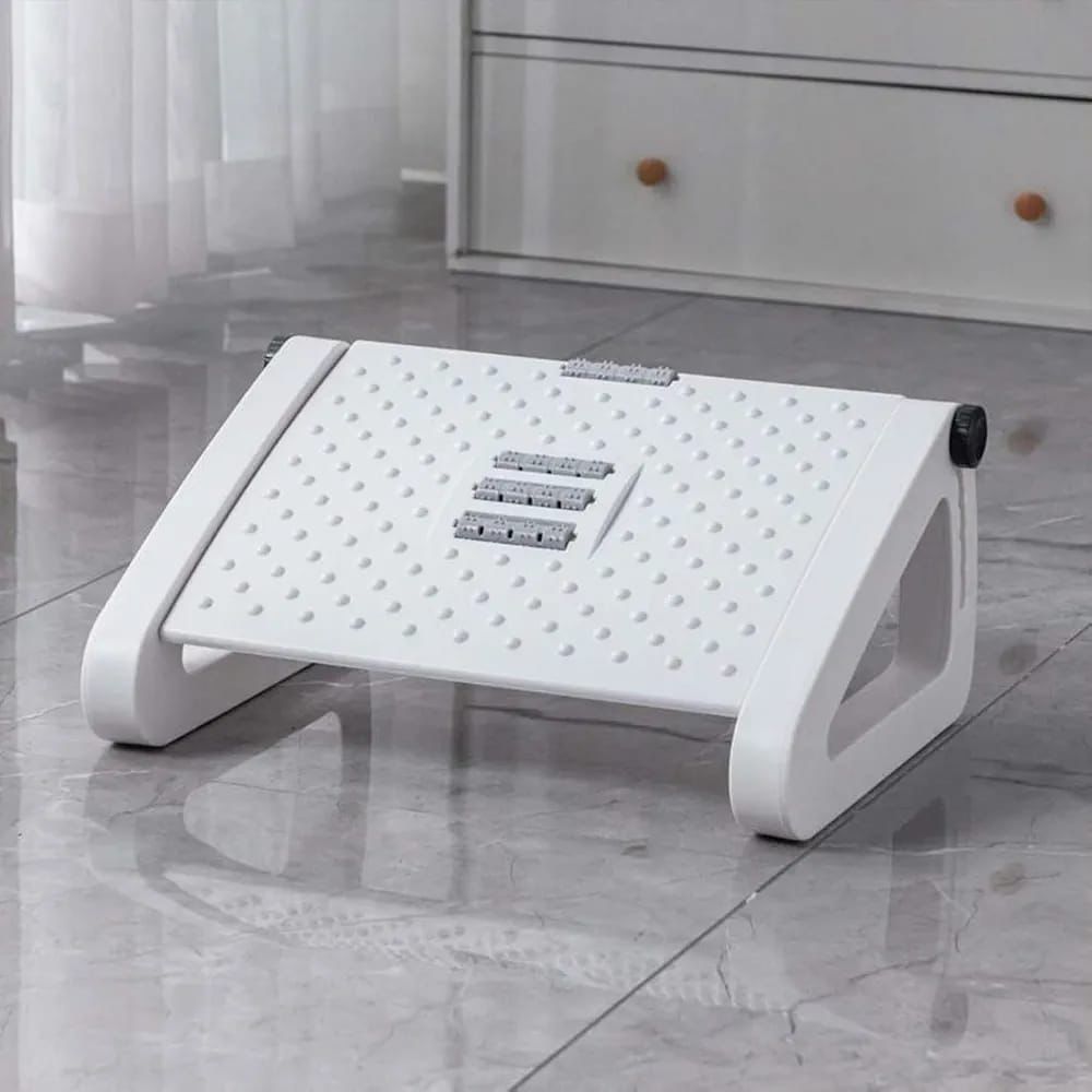 Ergonomic Adjustable foot rest/under desk footrest massage | - Elegant Households KE