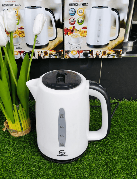EUROCHEF Electric Kettle 2.3 Litres | Fast Boil, Durable Design | - Elegant Households KE