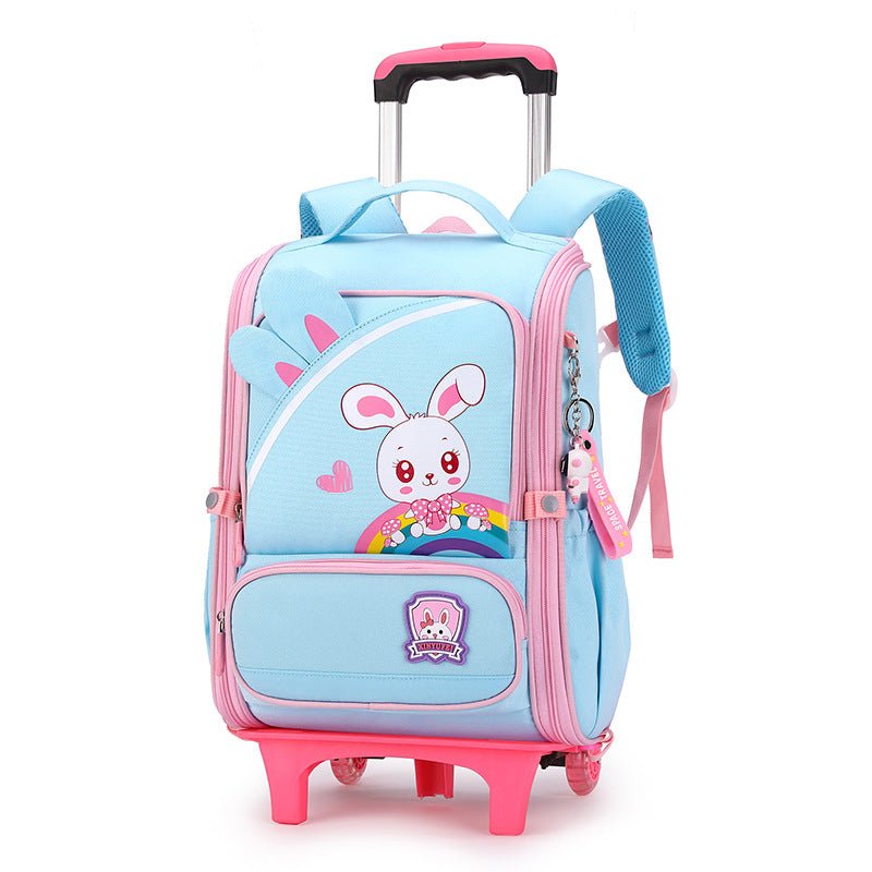 Excellent Quality Kids Trolley School Bag – Waterproof Wheeled Backpack | - Elegant Households KE