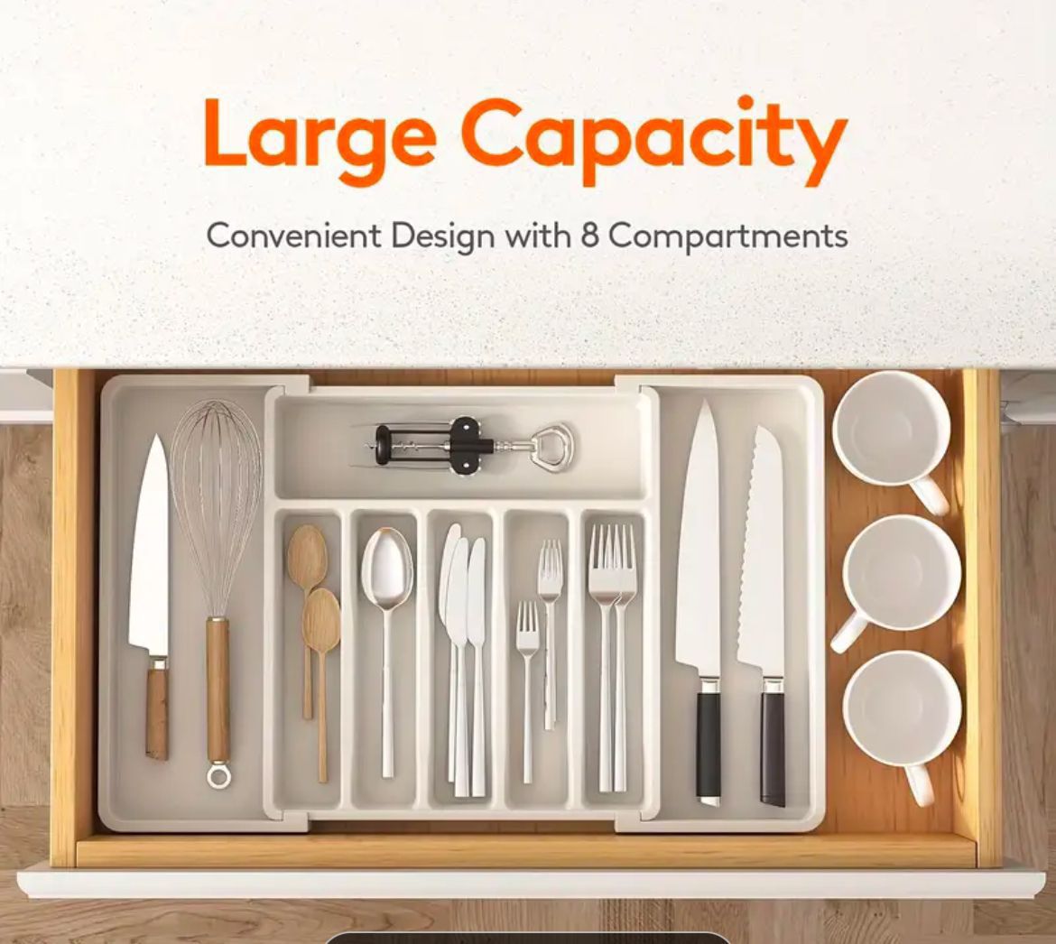 Expandable Cutlery Drawer organizer | - Elegant Households KE
