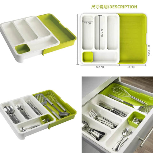Expandable cutlery tray/Organizer | - Elegant Households KE