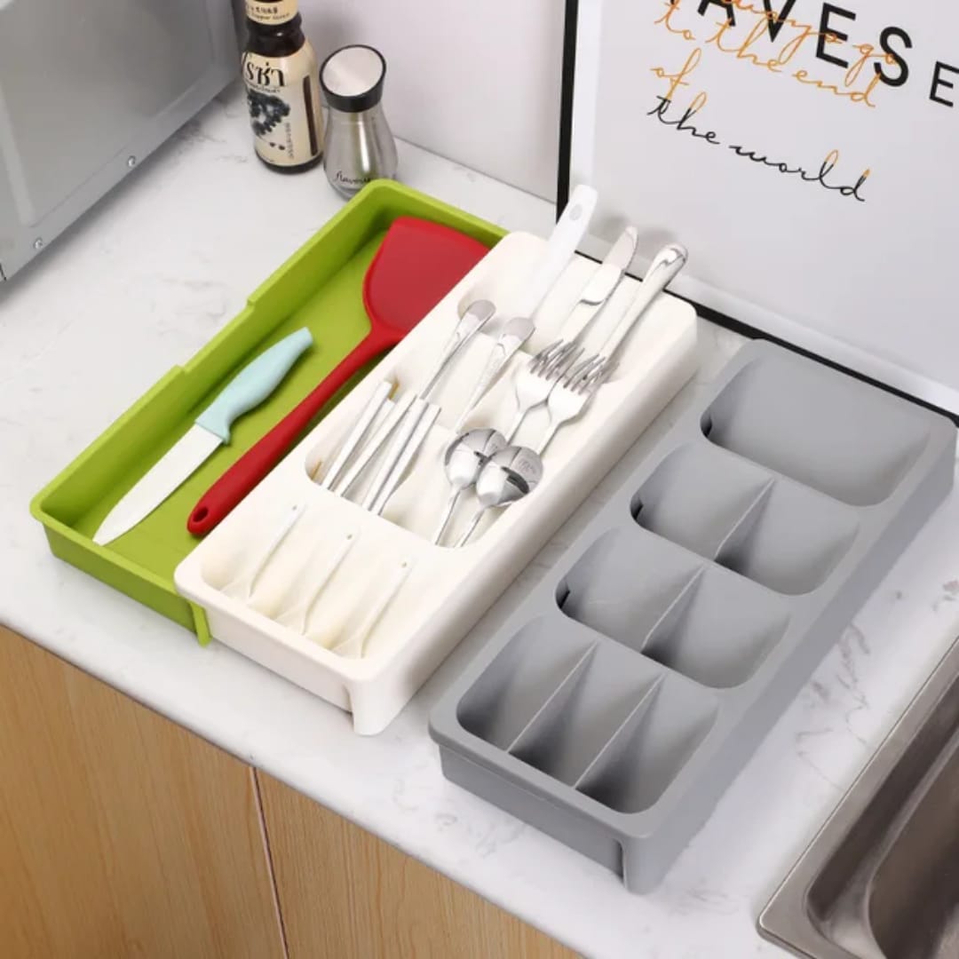 Expandable Drawer Cutlery Organizer | - Elegant Households KE