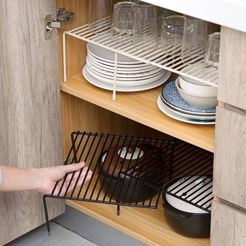 Expandable shelf raiser | - Elegant Households KE