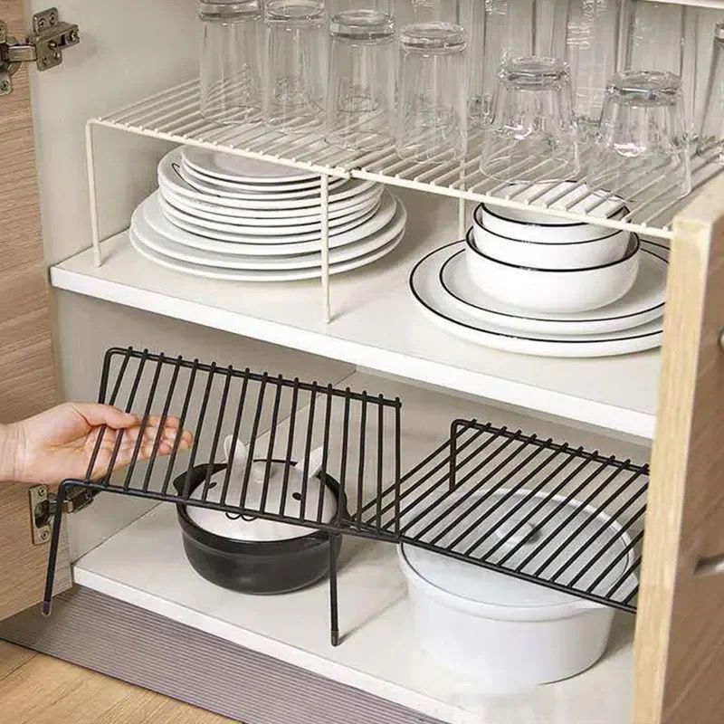 Expandable shelf raiser | - Elegant Households KE