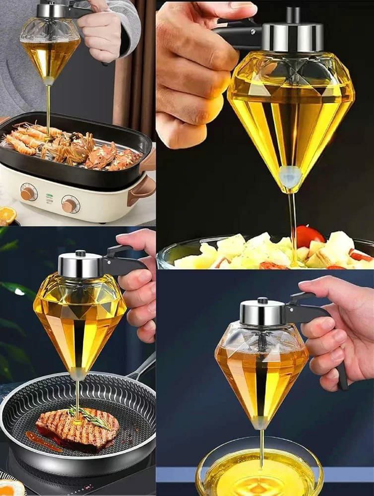 Exquisite diamond honey dispenser/oil oil dispenser  | - Elegant Households KE