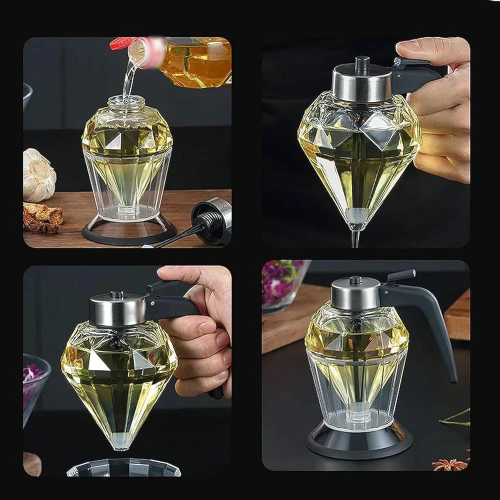 Exquisite diamond honey dispenser/oil oil dispenser  | - Elegant Households KE