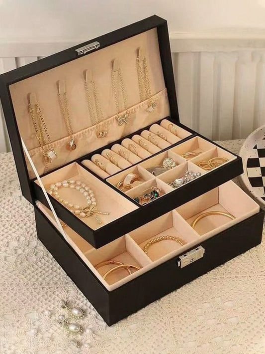 Exquisite Large Capacity Travel Jewelry Bag / Jewelry Organizer | - Elegant Households KE