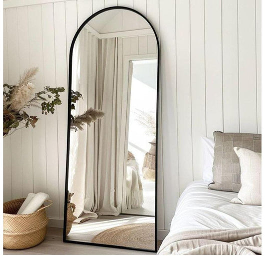 Extra Large Sleek Arched Full Length Mirror | - Elegant Households KE