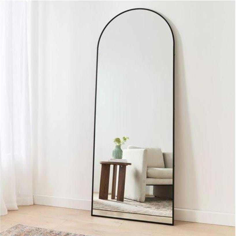 Extra Large Sleek Arched Full Length Mirror | - Elegant Households KE