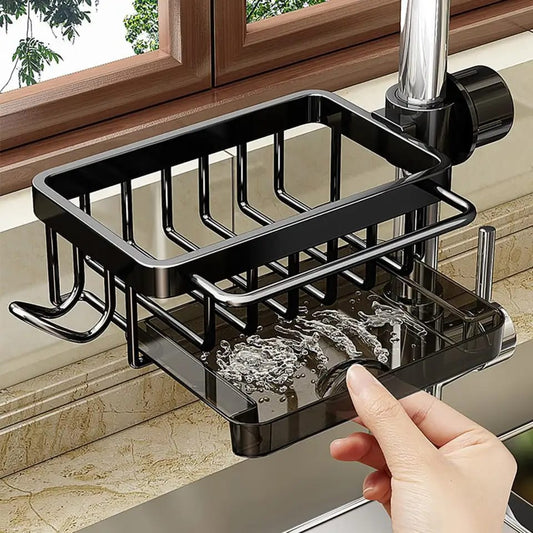 Faucet Drain Rack Kitchen Sink Organizer | - Elegant Households KE