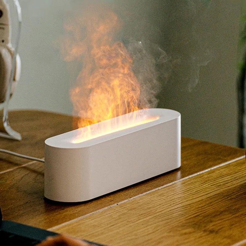 Flame Aromatherapy Diffuser Quiet USB Air Humidifier | - Elegant Households KE
