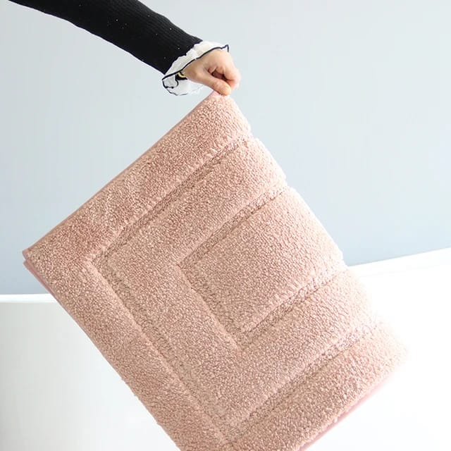 Flocking Bathroom Mats – Soft Non-Slip Shower Mat