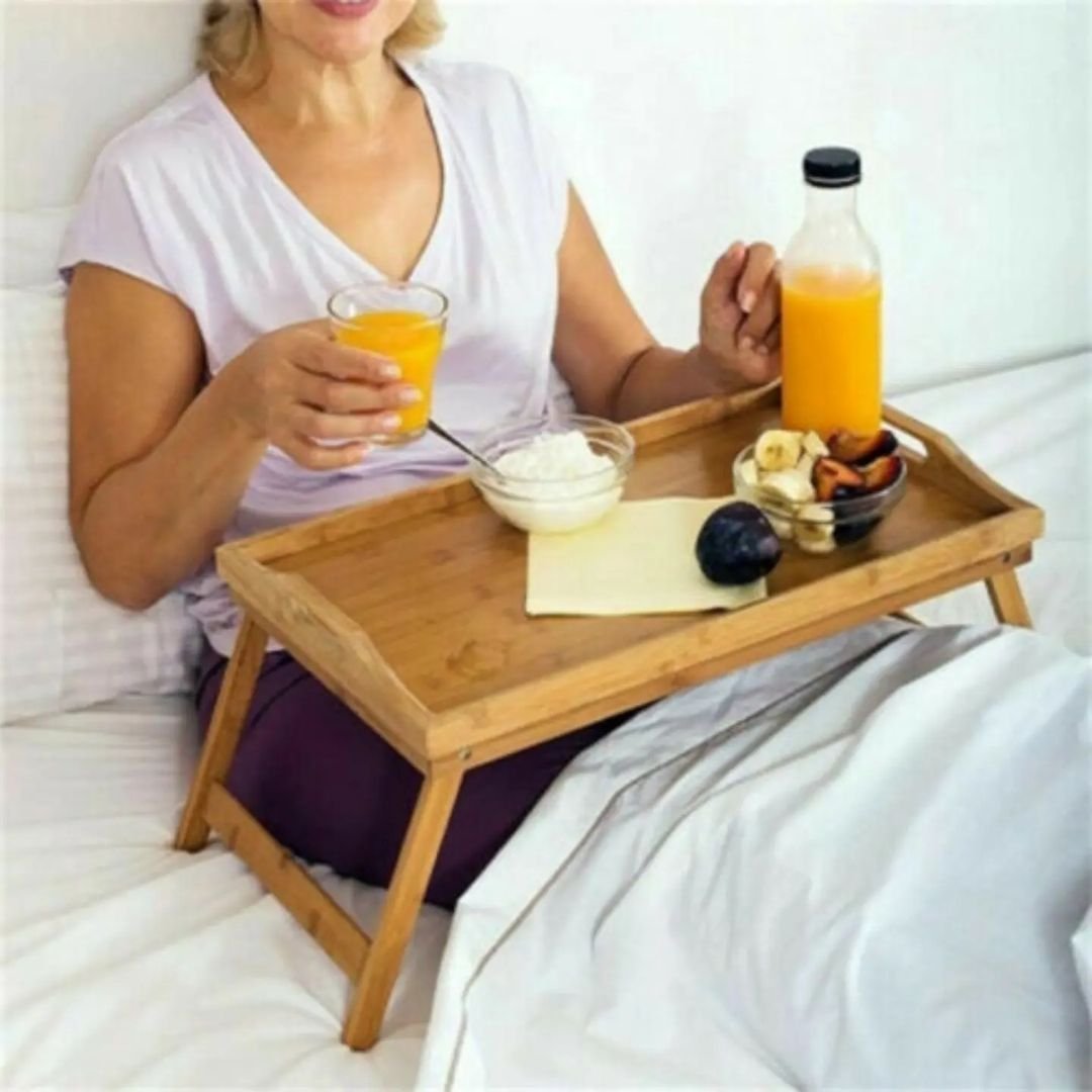Foldable Bamboo Tray | - Elegant Households KE