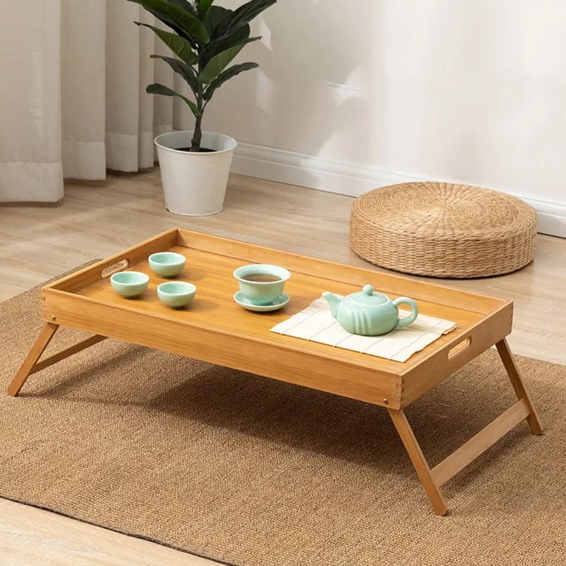 Foldable Bamboo Tray | - Elegant Households KE