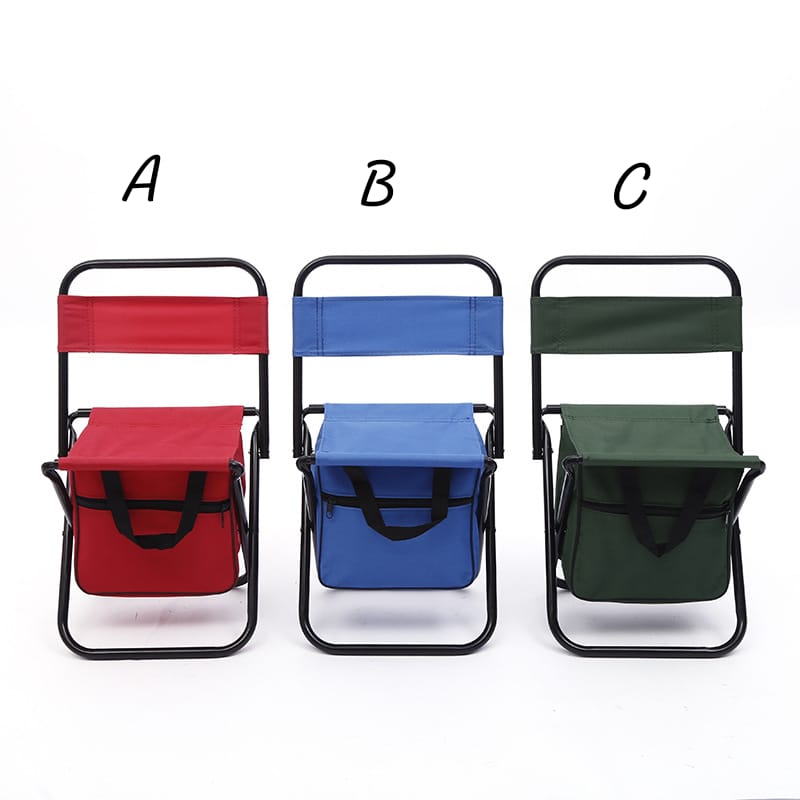 Foldable camping chair with storage pouch | - Elegant Households KE