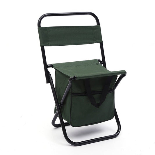 Foldable camping chair with storage pouch | - Elegant Households KE