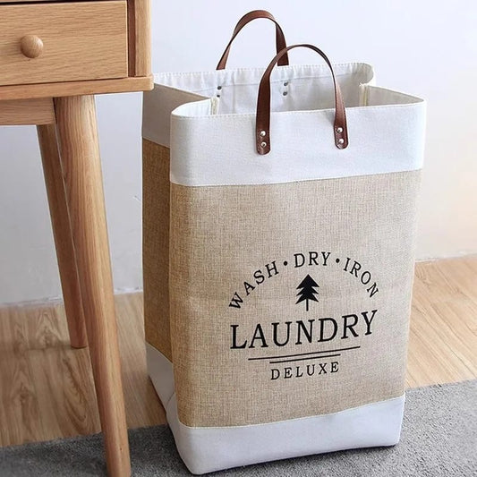 Foldable laundry deluxe basket | - Elegant Households KE