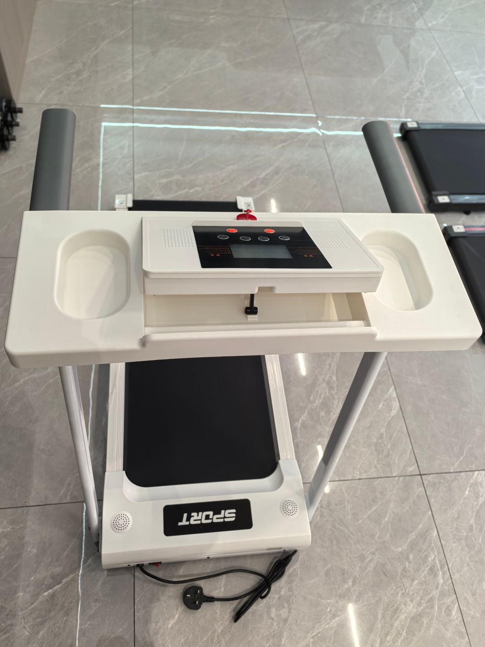 Foldable Walking Pad Treadmill with Bluetooth | Home Fitness | - Elegant Households KE