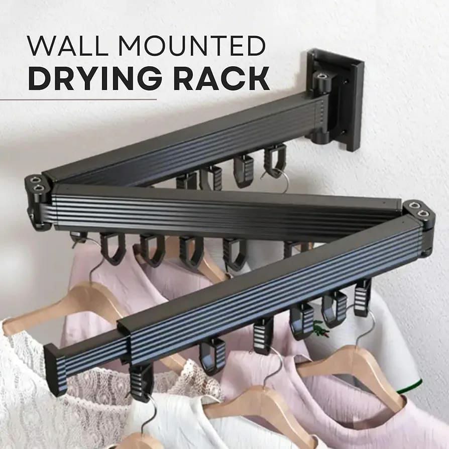 Foldable wall mounted Drying Rack Clothes | - Elegant Households KE